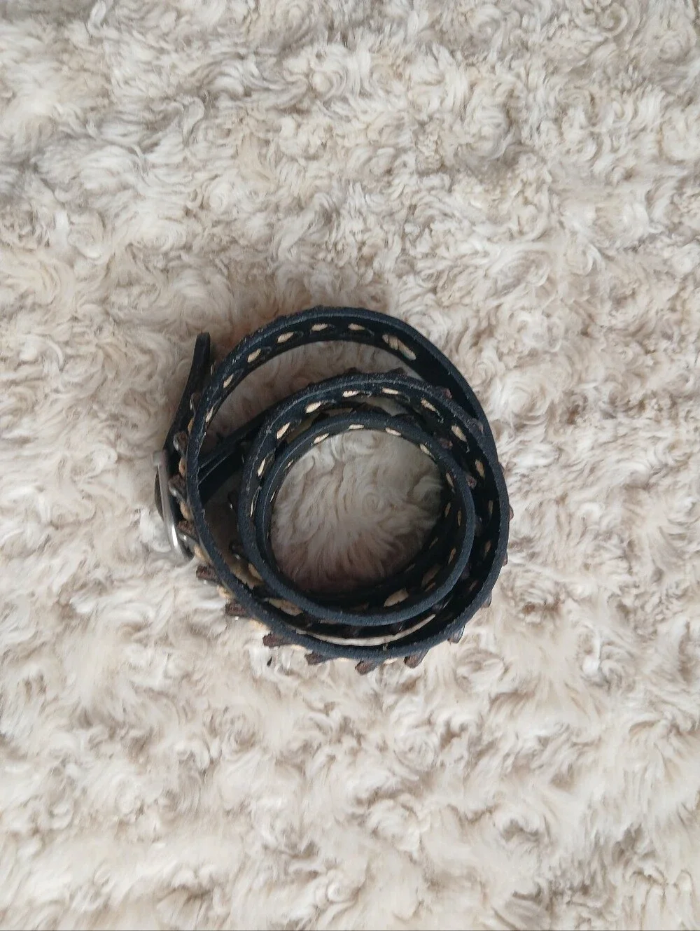 Fossil black braided
